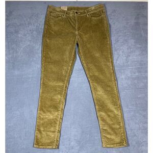 LEVI'S Womens‎ 711 Skinny Corduroy Pants 32x30 Camel Mid Rise Slim Fit Stretch